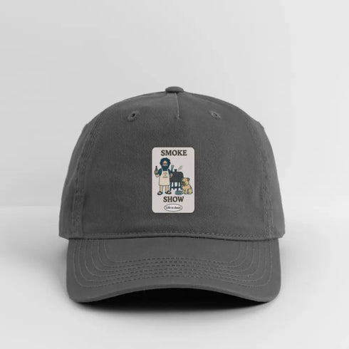 Life is dead. Jerry's Smokin' Something Grateful Dead Stealie Dad Hat - charcoal